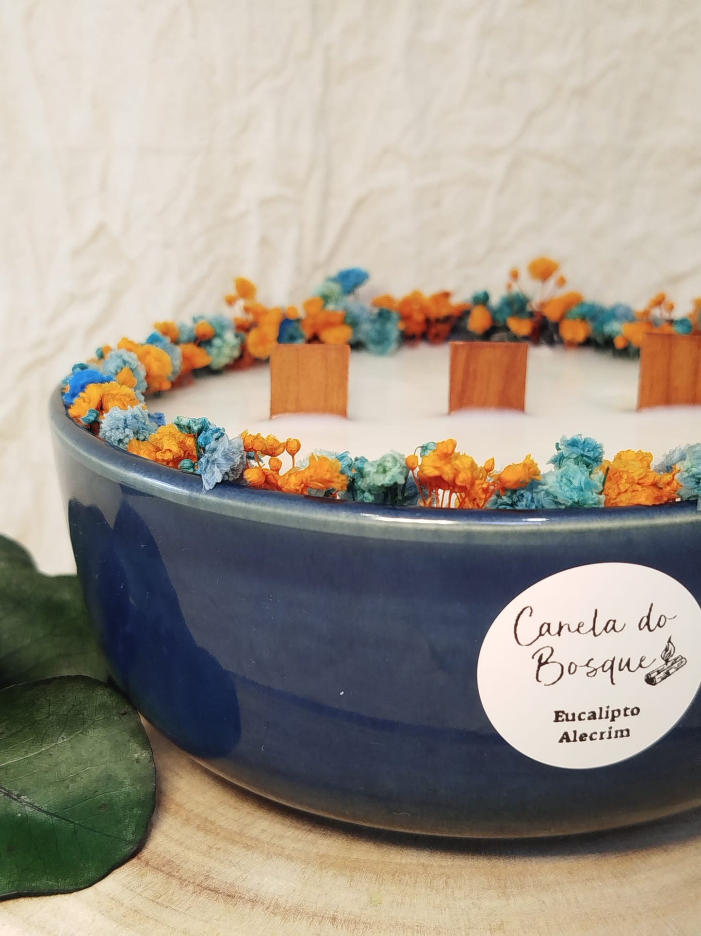 Vela Eucalipto e Alecrim