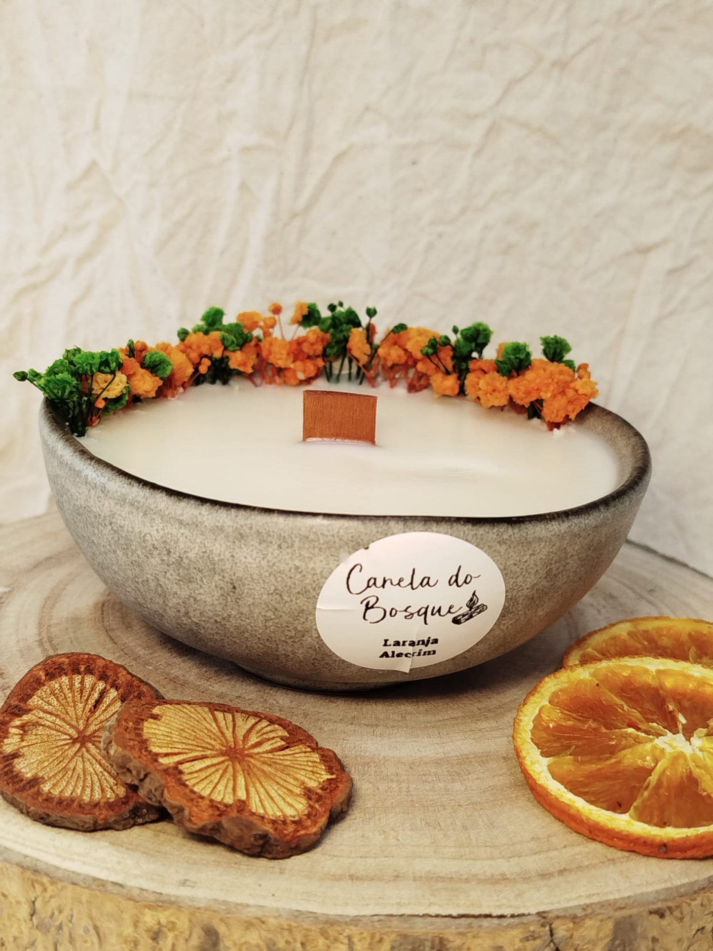 Vela Laranja e Alecrim